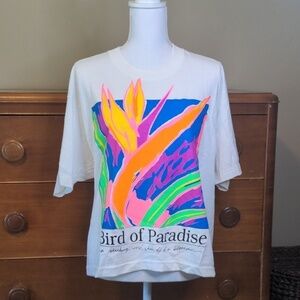 FREESTYLE BIRD OF PARADISE Logo Oversized Relaxed Fit VINTAGE Graphic T-Shirt